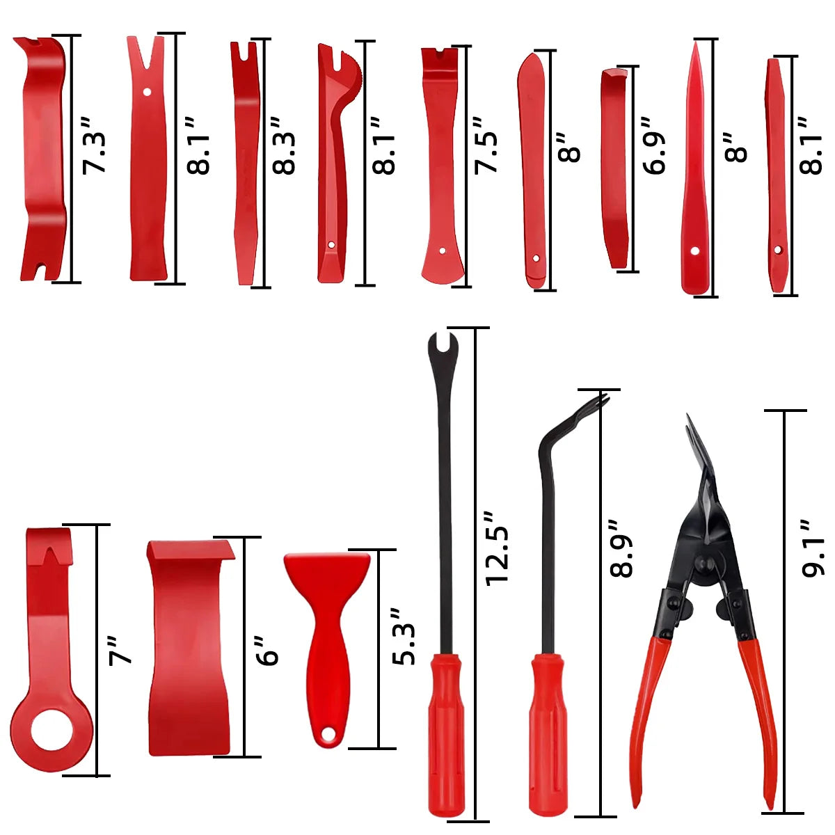 YONGRUN Universal Decorative Disassembly Tool Kit Available In Various Specifications For Car Panels Instrument Panels Interiors