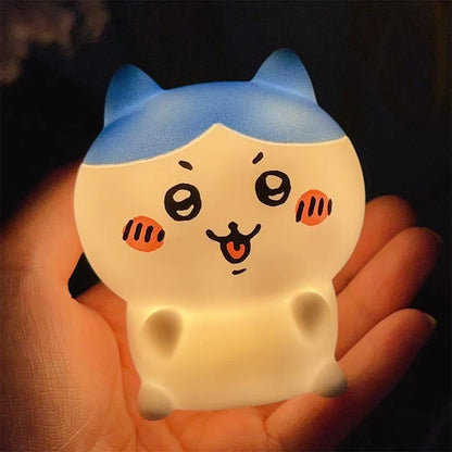 2026 Chiikawa Anime LED Night Light Hachiware Usagi Rabbit Lamp Bedroom Desktop Decor Birthday Gift for anyone Best Gift Toy