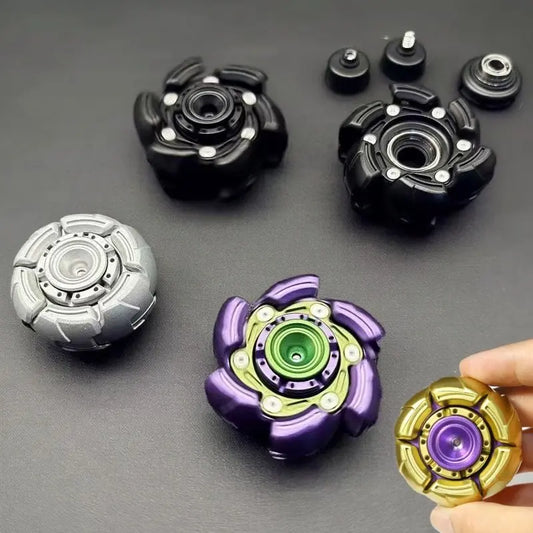 Premium EDC Kaijia Zinc Alloy Fidget Spinner High Speed Hand Spinner Autism ADHD Stress Relief Sensory Toy for Adults Kids