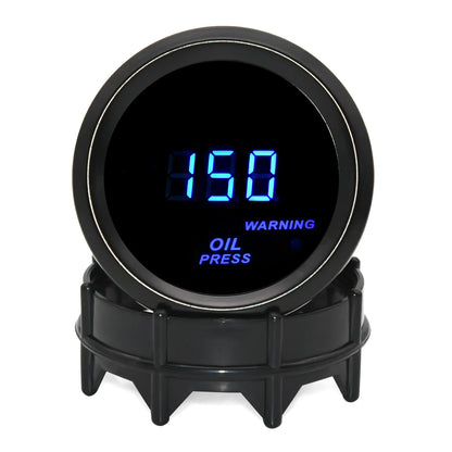 52mm Car Digital Tachometer Boost PSI BAR Gauge Water Temp Oil Temp Oil Pressure Meter Voltmeter Vacuum Air Fuel Ratio Gauge