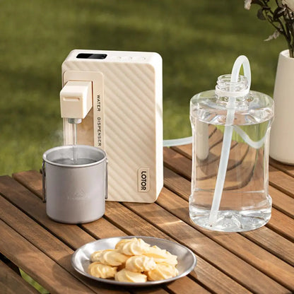 LOTOR  220V Portable Instant Hot Water Dispenser Foldable Desktop Tea Water Machine