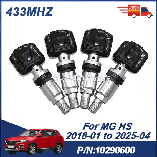 1/4PCS TPMS Sensor For MG HS 2018-2025 Tire pressure monitoring sensor 10290600 433MHZ