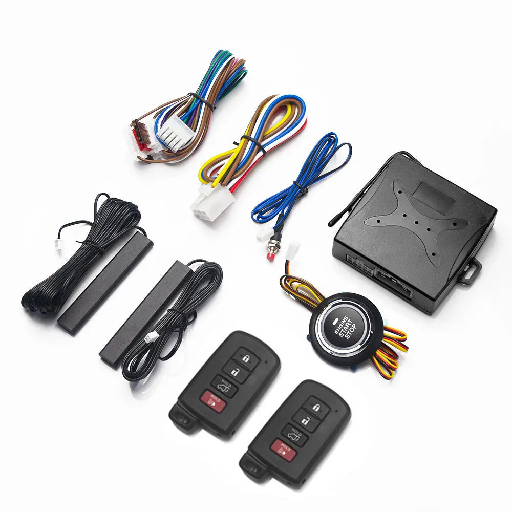 Car Alarm Modification Start Stop Ignition Button Keyless Entry Remote Start  Turn Signal Indicator Universal Accessorie