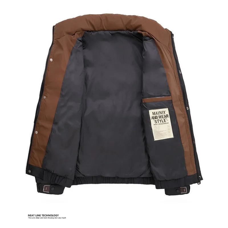 Winter Short Down Puffer Jacket Men New White Duck Down Coats Men Winter Quality Coat Male Outdoor Windproof Thicker Warm Parkas