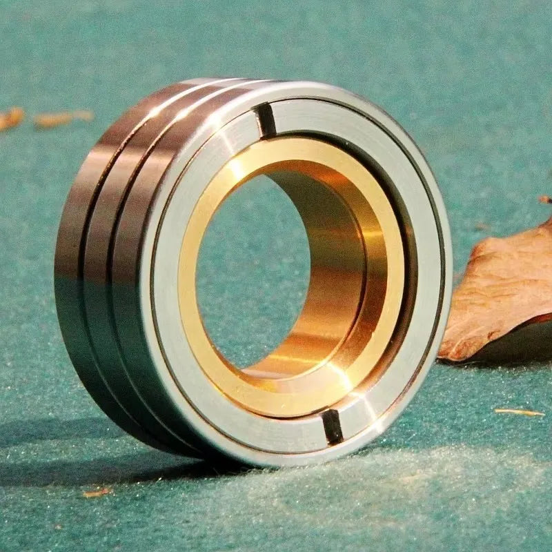 EDC Metal Detachable Mechanic Ring Fingertip Gyroscope Toy Rotating Magnetic Rhythm Stress Relief антистресс  Office Adult Gift