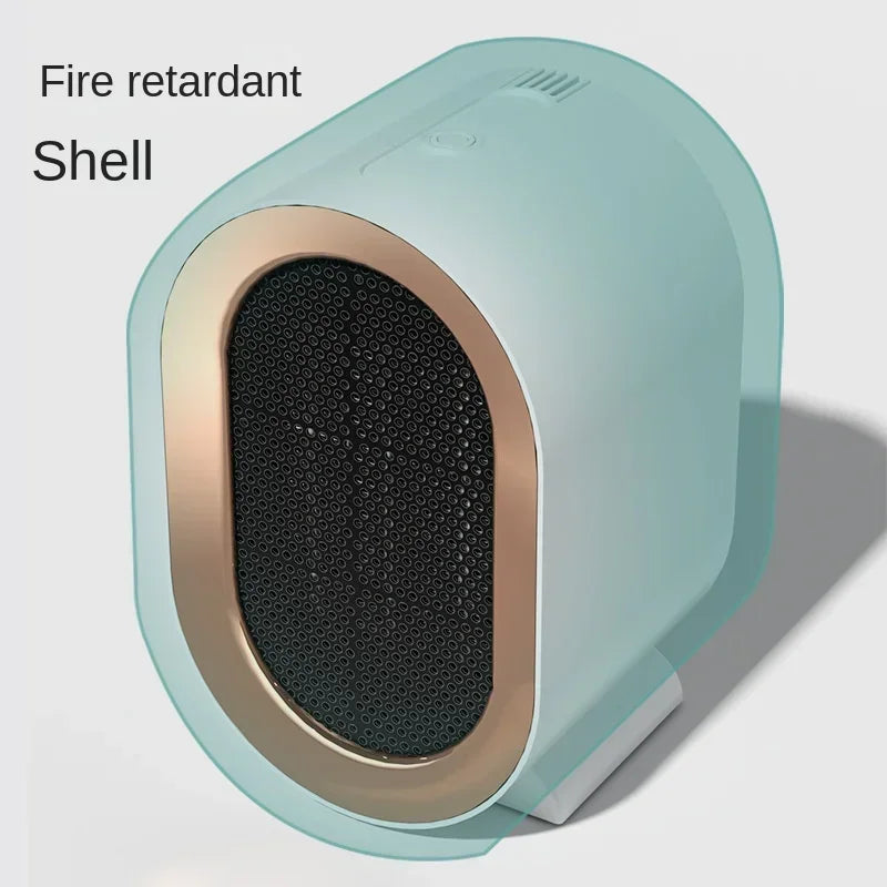 1200W Electric Heater Portable Desktop Fan Heater Heating Warm Air Blower Mini Radiator Home Office Warmer Machine for Winter