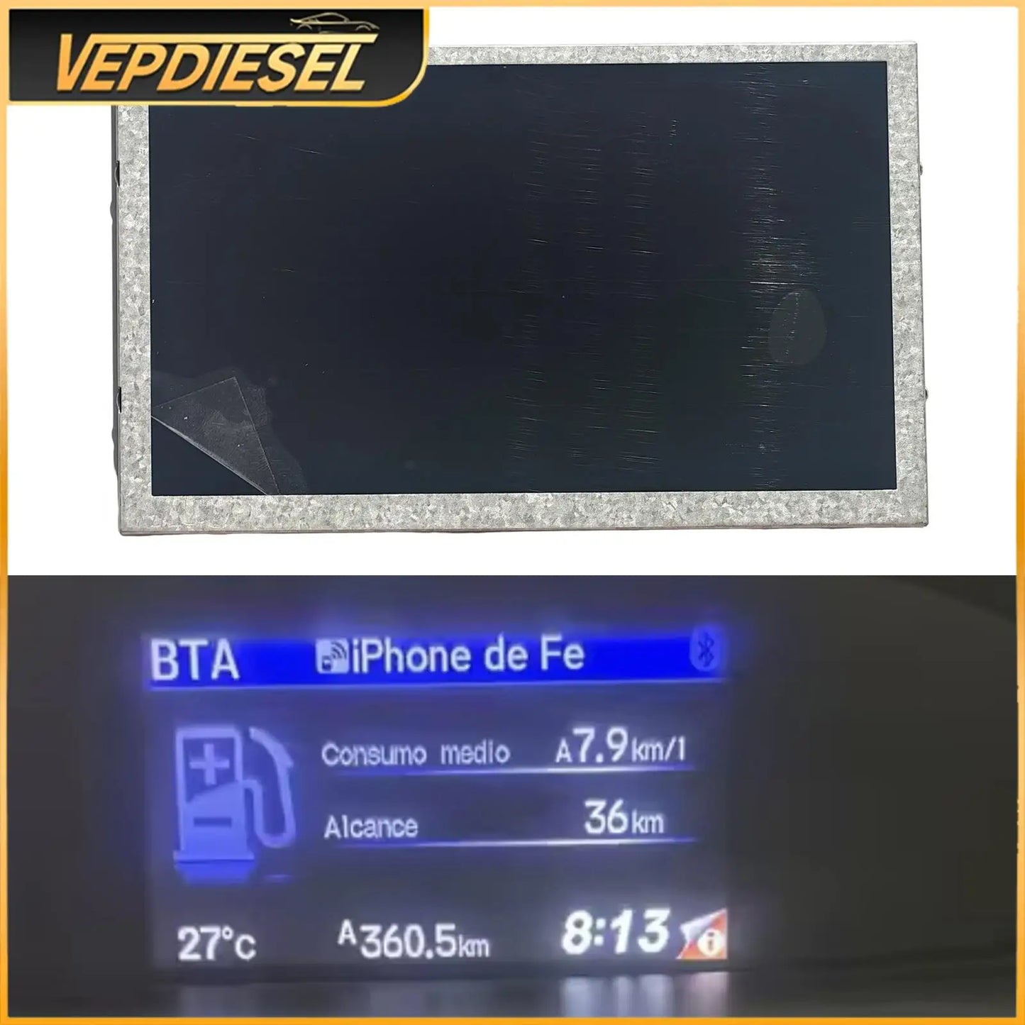 5" LCD Display Screen Panel C050FTN01 78260-TR0 For Honda Civic LXR iMid Si Car Radio Screen C050FTN01.1 C050FTN01.0 C050FTN01.2