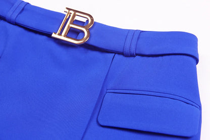 2025 Spring and Autumn New Fashion Professional OL Women's Suit Jacket Top A Line Short Skirt Set Temperament Two-piece Set