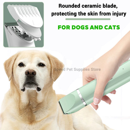 New 4-in-1 Electric Pet Multi functional Beauty Tool Set Dog Hair Clipper Rechargeable Pet Hair Clipper Shaver Cat Supplies
