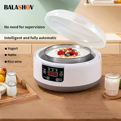 Electric Mini Yogurt Maker Automatic Multifunctional Household Rice Wine Maker DIY Yogurt And Natto Fermenting Machine 110V/220V