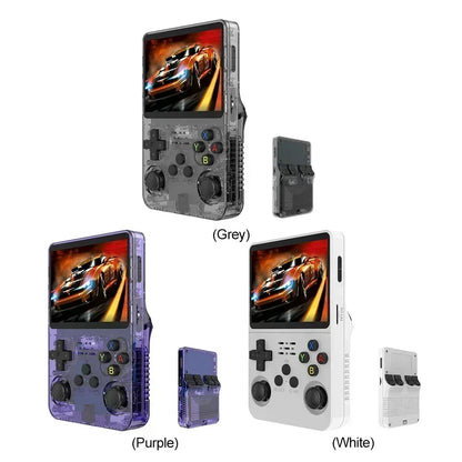Retro Handheld Game Console R36S 3 5 Inch IPS Screen 64GB 128GB 256GB Portable Gaming Device with Built in Games