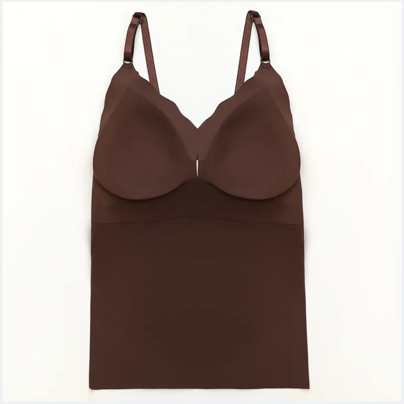 Women'S Minimalist Skin Friendly Breathable Comfortable Without Steel Rings Beautiful Back Vest And Straps
