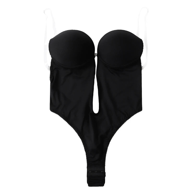 Europe The United States Shapewear Invisible Shoulder Strap Bra Set Adjustment Underwear Sexy Backless Triangle Body Shapewear
