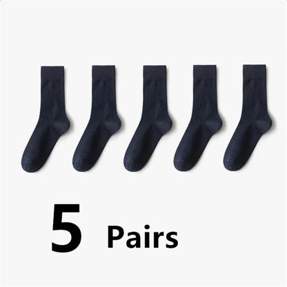 5/10 Pair male Non Binding Diabetes Socks Comfortable Breathable Socks Suitable For Elderly Man For Fat Feet Men Plus Size 39-48