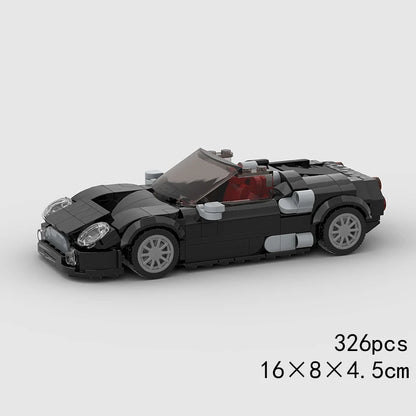 MOC Speed Car Miata MX-5 NA M3 Super Race Sport Vehicle Model Building Block Technical Racing Brick Toy Christmas Gift City