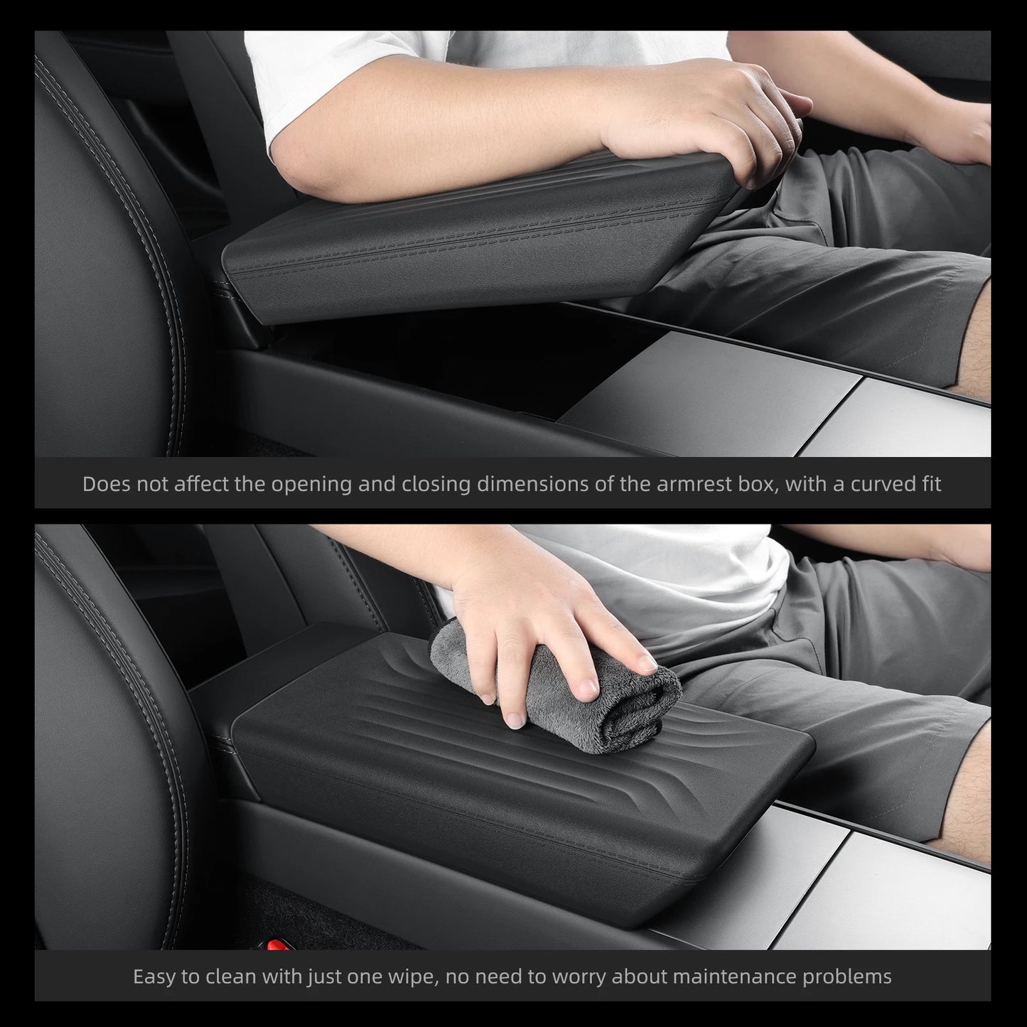 YZ For Tesla Model 3 Y YL Juniper Highland Armrest Pad Soft Case Center Console Box Cover Aanti-scratch 2026 Accessories
