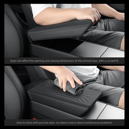 YZ For Tesla Model 3 Y YL Juniper Highland Armrest Pad Soft Case Center Console Box Cover Aanti-scratch 2026 Accessories
