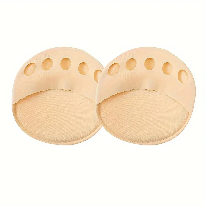 10PCS Foot Pad High Heel Forefoot Pad, Soft Invisible Metatarsal Support, Non-Slip and Anti-Foaming Insole Comfortable Care Tool