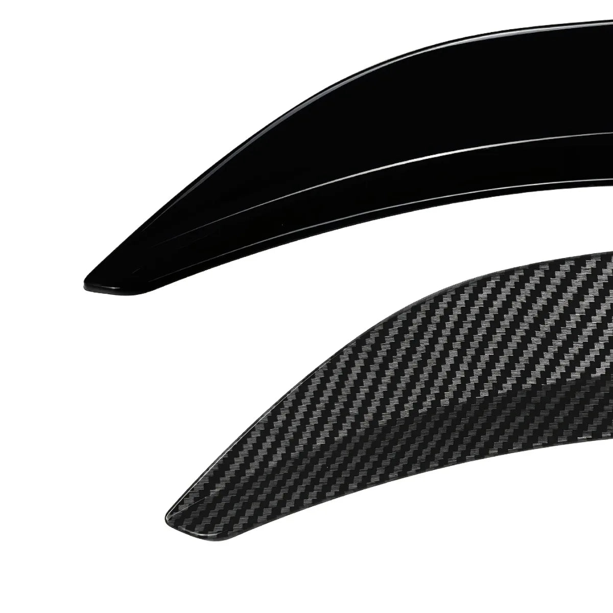 Pair For BMW Mini Cooper JCW F55 F56 2014-2024 Rear Roof Spoiler Extentions Flaps Wings Trim Body Kits Glossy Black/Carbon
