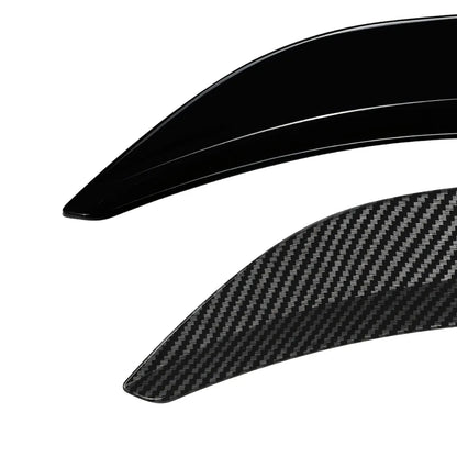 Pair For BMW Mini Cooper JCW F55 F56 2014-2024 Rear Roof Spoiler Extentions Flaps Wings Trim Body Kits Glossy Black/Carbon