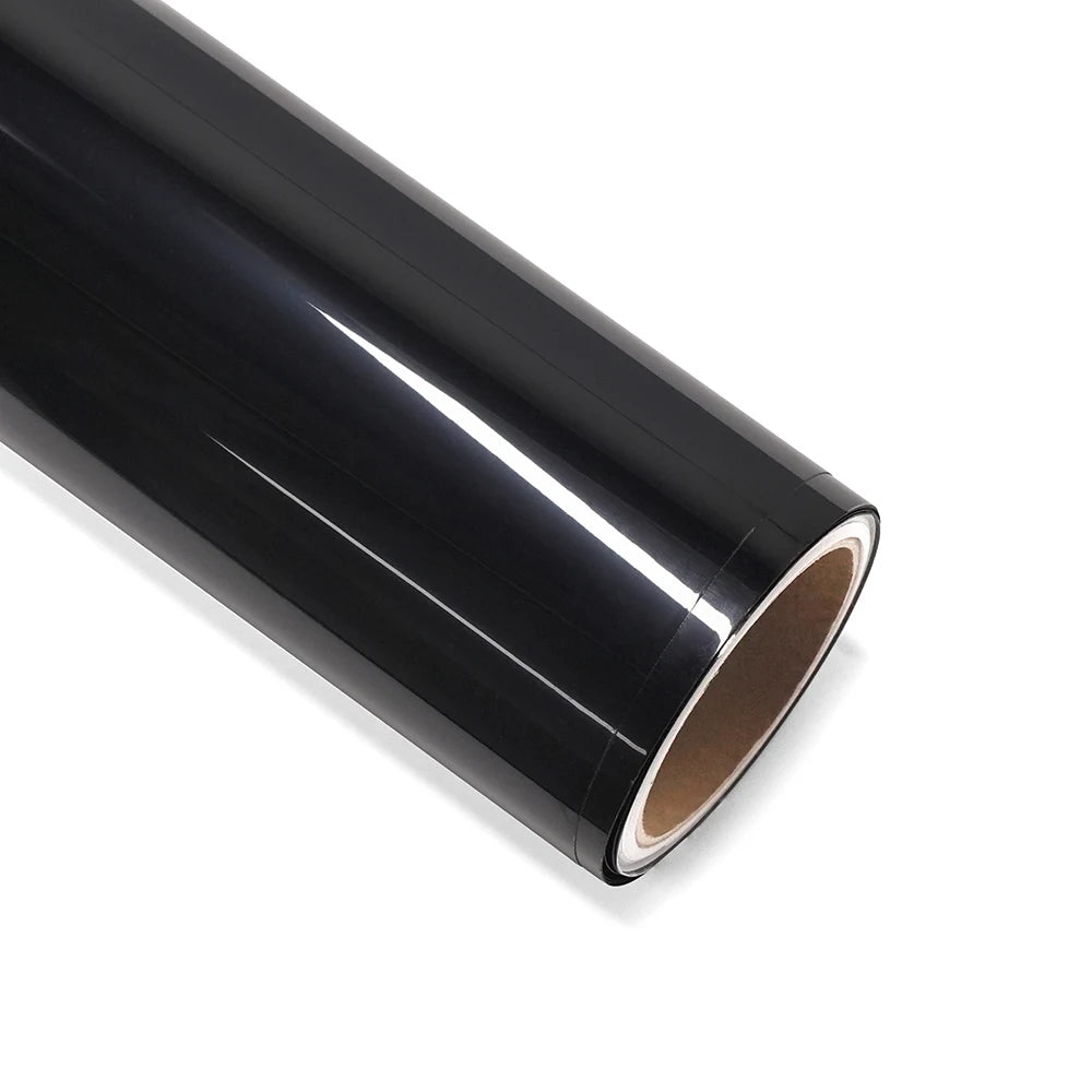 Glossy Black Car Vinyl Wrap Film Personalization Waterproof PVC Car Decoration PET Decal Motorcycle Auto Body Protective Film