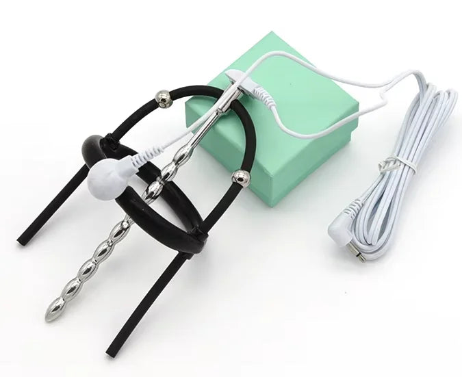 Promotion Electroshock E-stim Sex Products Electrosex Penis Ring E-stim Anal Butt Plug Electrostimulation Nipple Clamps Estim