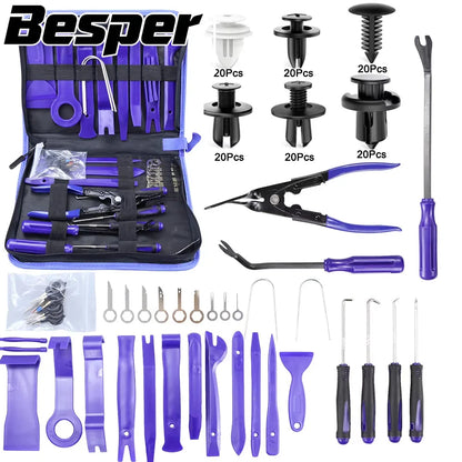 Car tools Car Interior Disassembly Oil Seal Screwdrivers kit Auto Fastener Clips puller diy Panel Tools, auto trim puller kit