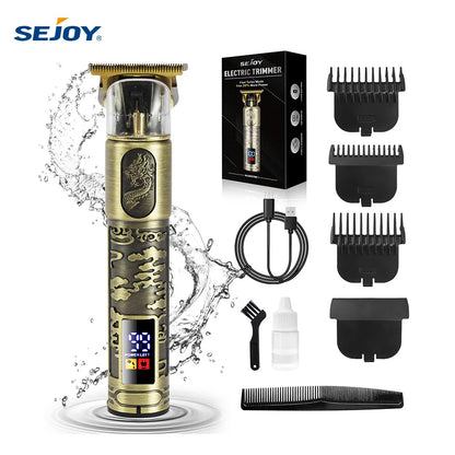 SEJOY Electric Hair Cutting Machine Adjustable Precision Professional Hair Clipper For Men Adults Kids Cordless Hair Trimmers