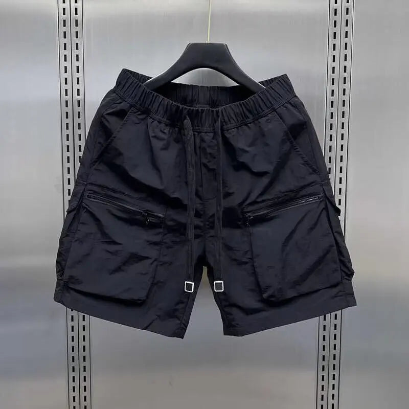 Summer Casual Shorts Men's Quick Drying Pocket Beach Pants Wear Resistant and Breathable Fashionable and Sporty Men's Clothing