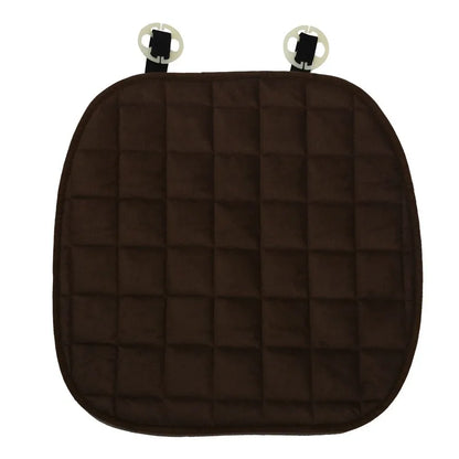 Car Seat Cover Front Rear Flocking Cloth Cushion Non Slide Winter Auto Protector Mat Pad Keep Warm Universal Fit Truck Suv Van