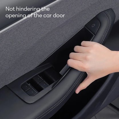 for Tesla Model 3 Y YL Juniper 2025-2020 2026 Highland Car Door Side Storage Box Handle Pocket Passenger Storage Tray Container