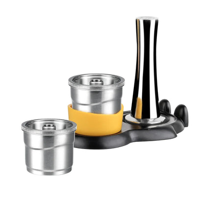 Reusable Capsule for illy y3 Machine Espresso Refillable Pods Stainless Steel Crema Coffee Filter Pod Comaptible with illy X7 Y5
