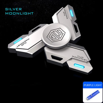 Premium Metal Fidget Toy - Alloy EDC Collector Spinner, Handcrafted Gyro for Stress Relief and Anxiety Management