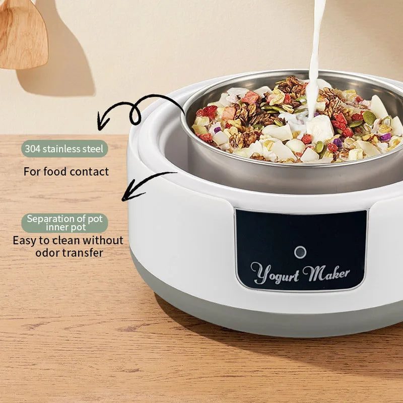 Electric Mini Yogurt Maker Automatic Multifunctional Household Rice Wine Maker DIY Yogurt And Natto Fermenting Machine 110V/220V