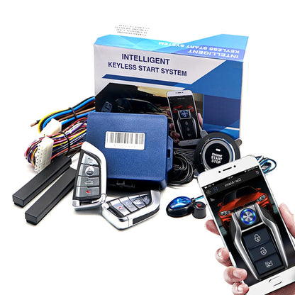 Universal central locking Car start stop button alarm with remote starter Automotive start stop system For Golf/Passat/Chevrolet
