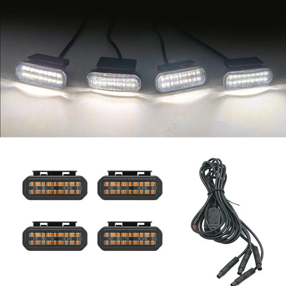 FOR TOYOTA HILUX LED Car Lights Front Grille LED Light Safety Warning Light Harness  Car Accessories LED Signal Lamps