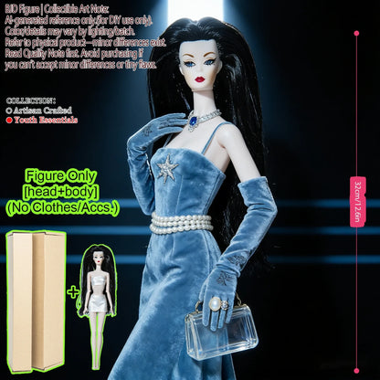 BJD MJD 1/6 Realistic Supermodel Doll 12.6 Inch Ball Jointed Articulated Posable Collectible NoClothes