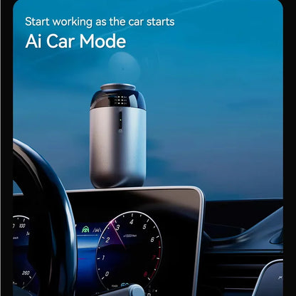Smart Portable Car Aroma Diffuser  Battery USB Powered 10ml Capacity Timing Air Freshener Home Room Auto Oil Scent Machine