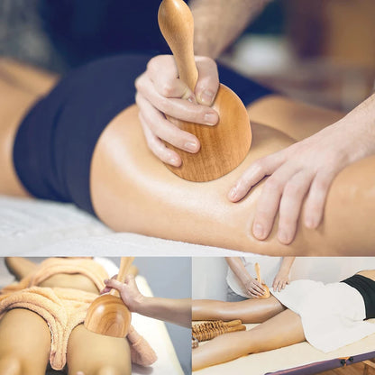 Wood Therapy Massage Tools,Maderoterapia Kit,Body Sculpting Massager,Wood Therapy Tools for Body Shaping,Body Sculpting Tools