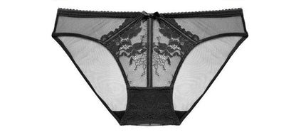 Moda Conjunto Lencería Encaje Francés Bordado Copas Oreja De Conejo Alambre Suave Push Up Respirable Adelgazante Cómodo