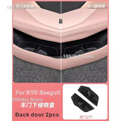 For BYD Seagull Car Door Storage Slots pad,Upgraded Accessories Interior Modification Dust-proof pad
