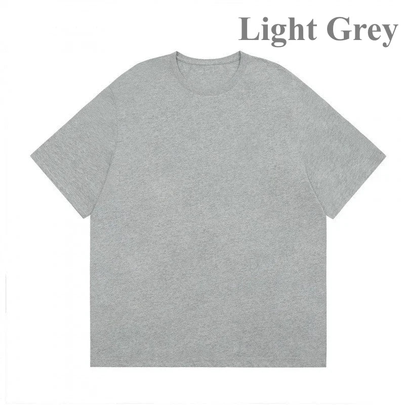 Polo women clothes for woman mens t shirt tops for woman Embroidered round neck T-shirt versatile casual couple style shirts