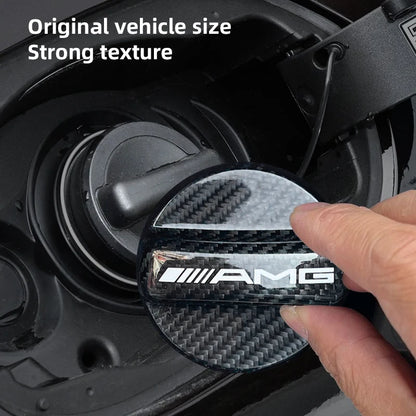 Car Fuel Tank Cap Cover Frosted Aluminum Alloy Lid Auto Accessories For Mercedes Benz AMG A B C E G C260 E300L A200L GLC300 CLA
