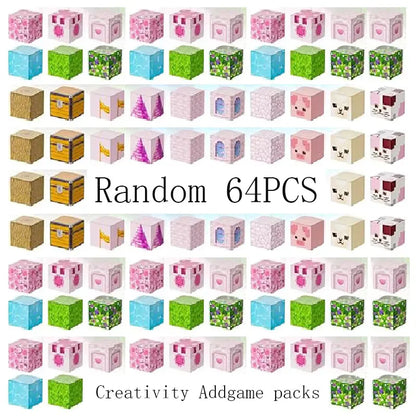 Princess Castle World Magnetic Block Set Fantasy Girl Magnetic Building Blocks Mine World Magnet Cube Birthday Gift DIY Toy
