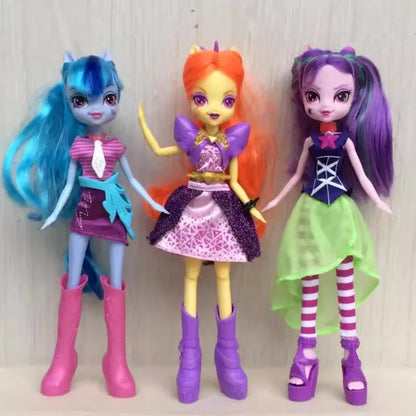 My Little Pony Figure Twilight Sparkle Celestia Shining Armor Cadence Pinkie Pie Fluttershy Starlight Glimmer Toy