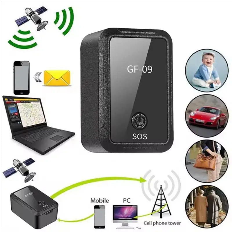 GF09 Magnetic Mini GPS Tracker Position App Anti-Theft Device WIFI LBS GSM GPS Tracking Device for Kids Pet Bag Wallet Location