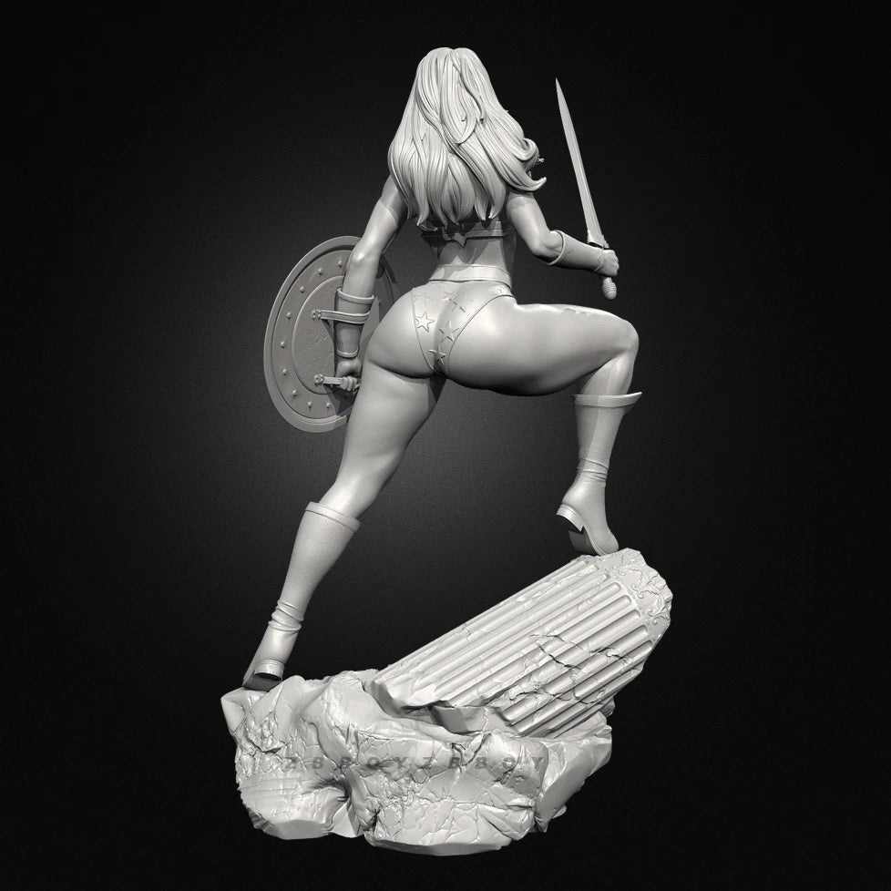 The height of man 38mm 50mm 75mm Resin model kits colorless and self-assembled TD-7499 /3D