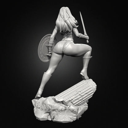 The height of man 38mm 50mm 75mm Resin model kits colorless and self-assembled TD-7499 /3D