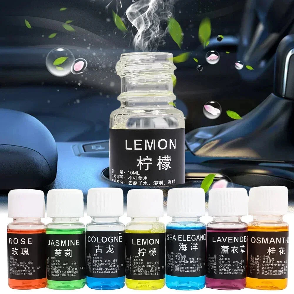 Car Air Freshener Essential Oils for Aroma Diffuser Air Humidifier Water-soluble 10ml Air Freshener Scents Fragrance Oil Perfume