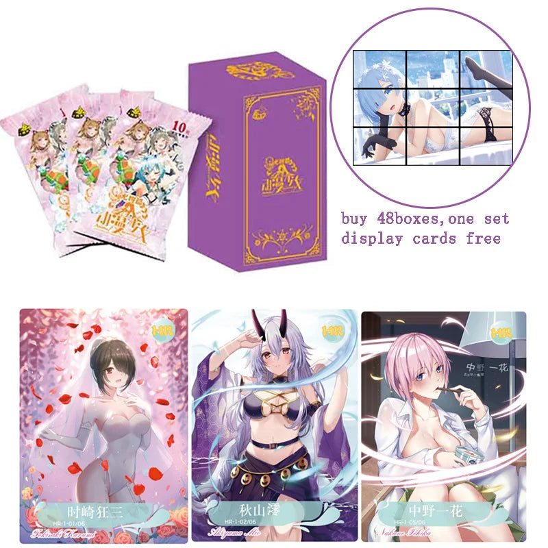 Goddess Story Collection Cards PR Booster Box Pack Full Set Bikini Puzzle Tcg Sexy Girl Party Game Playing Cards